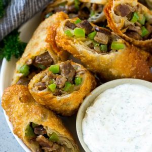 Steak and Cheese Egg Roll Recipe
